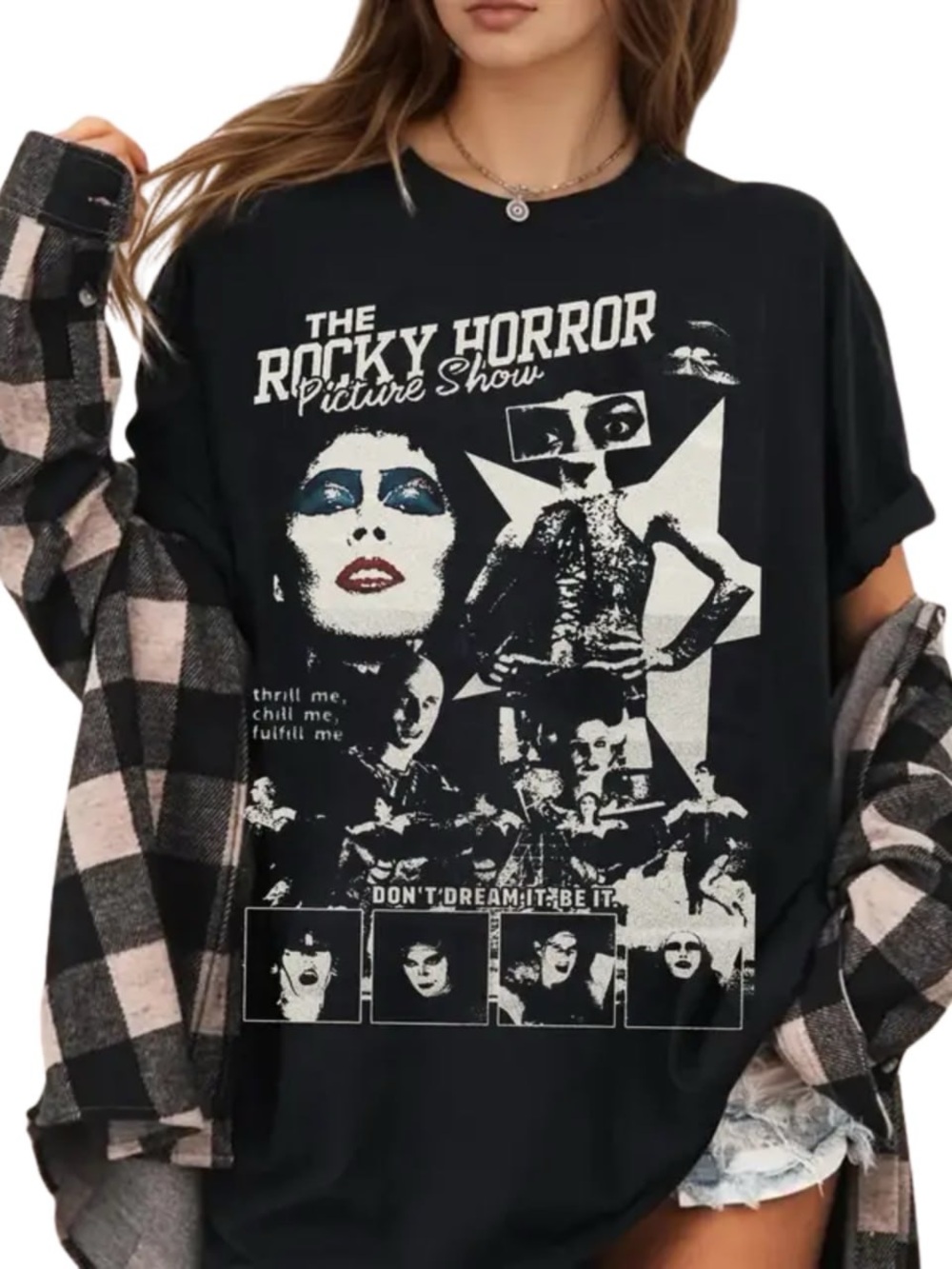Black Rocky Horror Picture Show Graphic Tee